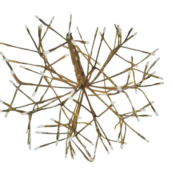 New Platinum LED 16" Gold Light Sphere Warm White Twinkle Professional Christmas - Picture 6 of 7